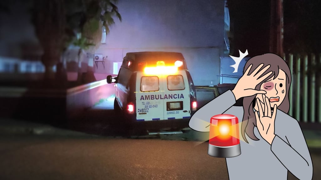 Mujer ingresa al ISSSTE tras agresión ocurrida en reunión familiar