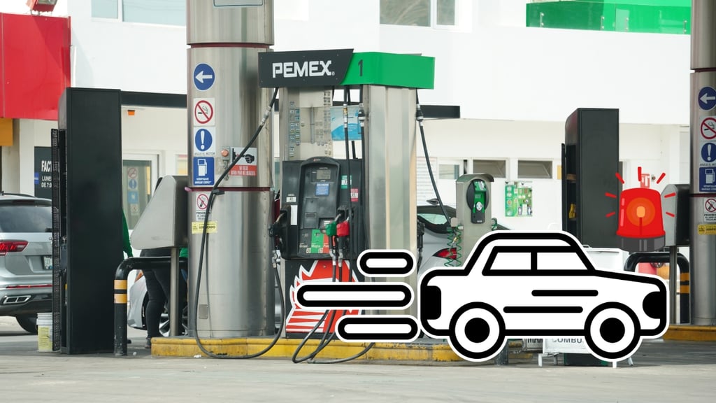 Automovilista huye sin pagar mil pesos de gasolina en estación de Circuito Interior