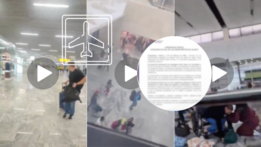 ¿Qué pasó en el Aeropuerto de Guadalajara? Pese a videos, autoridades niegan ingreso armado