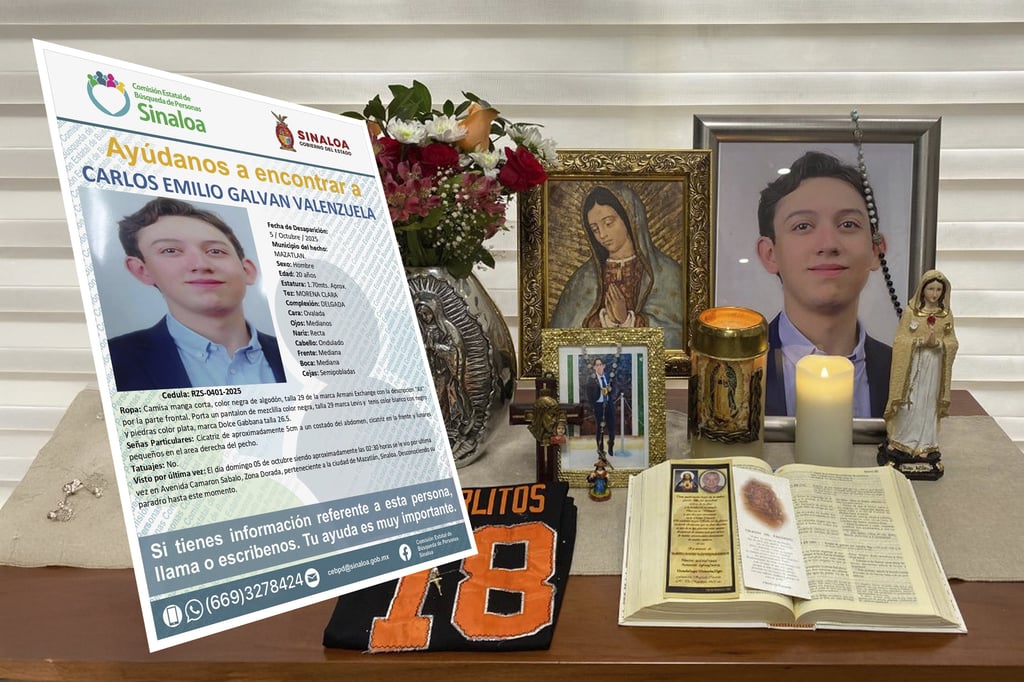 A cuatro meses de la desaparición de Carlos Emilio, su madre: 'No es un expediente; es mi hijo'