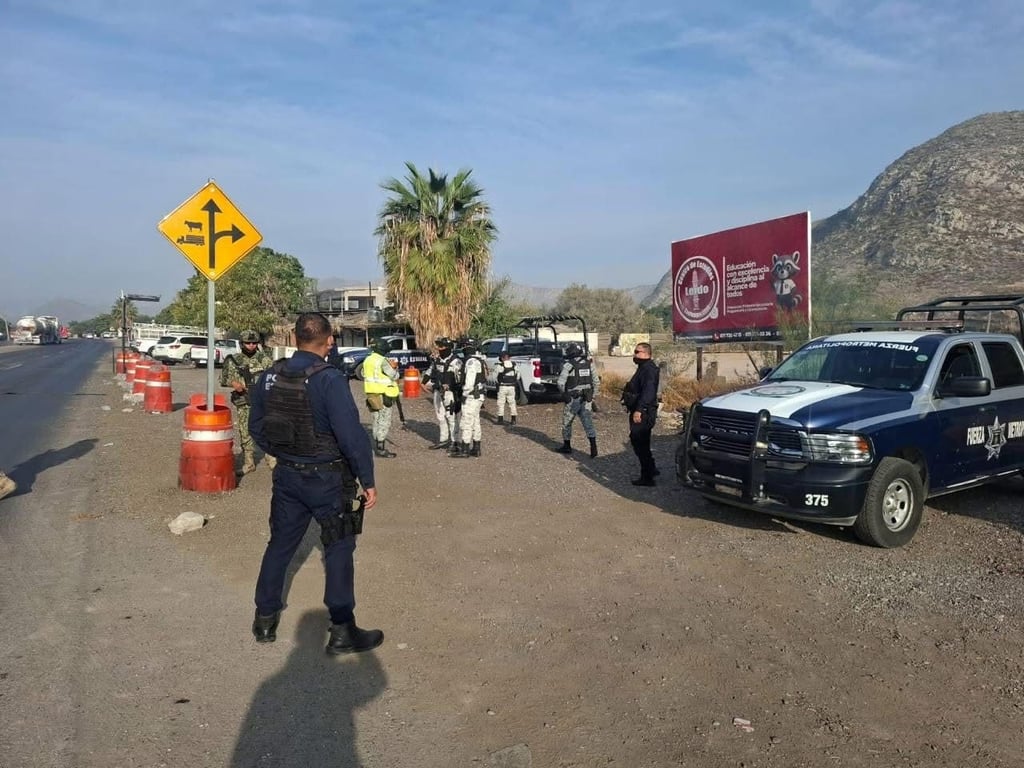 Acción. Refuerzan la vigilancia en los límites de Durango tras los hechos ocurridos en otras entidades.