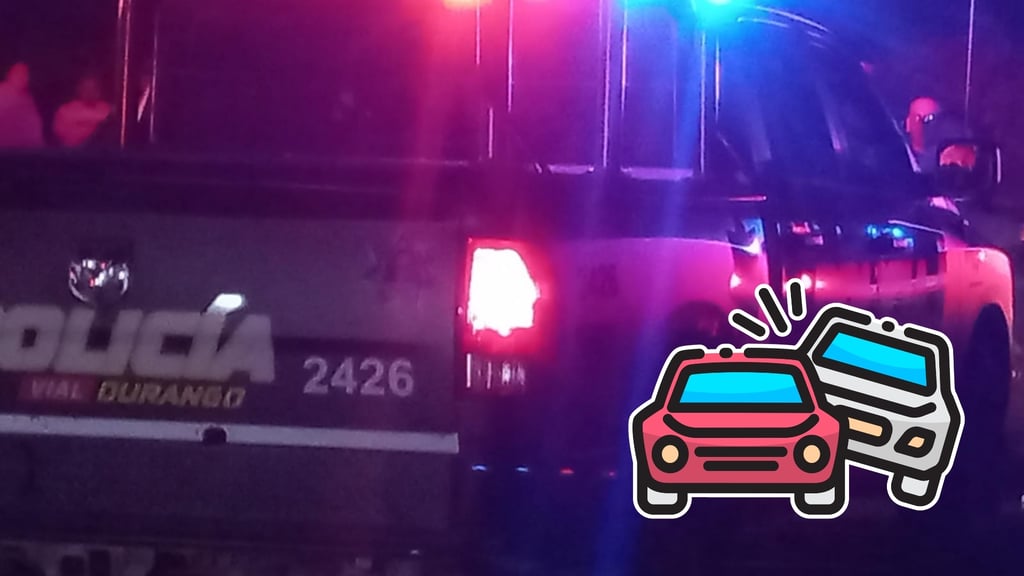 Conductor ebrio provoca choque por alcance en bulevar Guadiana