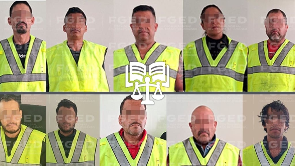 Vinculan a proceso a 10 presuntos distribuidores de narcóticos en Durango