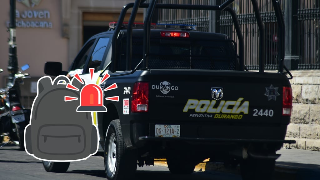 Roban mochila con dinero y documentos de vehículo estacionado en el Centro de Durango