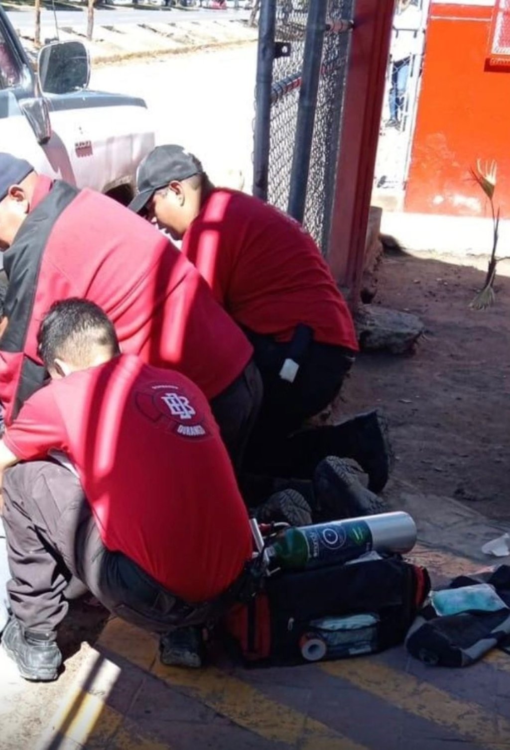 Deceso. Una mujer sin vida fue llevada a la estación de bomberos de la Ciudad Industrial.