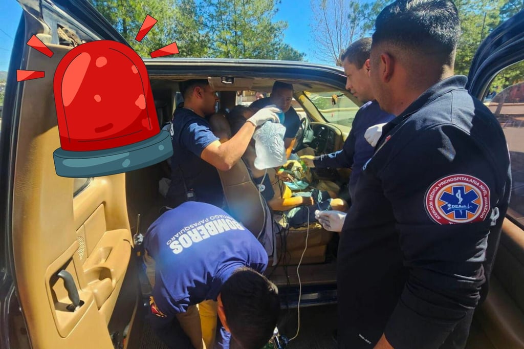 Trasladan de urgencia un adulto mayor en Santiago Papasquiaro