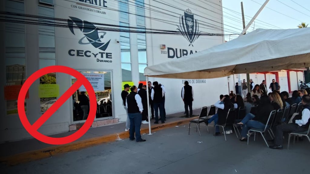 Sindicato del CECyTED cierra planteles por falta de pagos federales