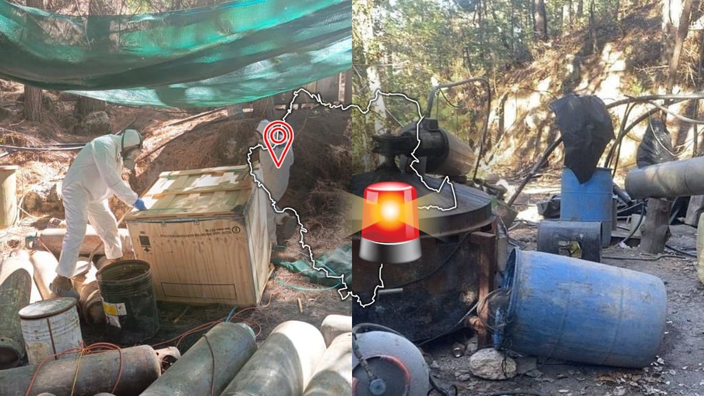 Desarticulan dos laboratorios clandestinos de droga en La Galancita, Durango | FOTOS