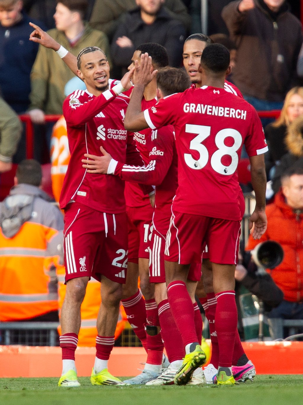 Historial. El último enfrentamiento entre ambos ocurrió el pasado 27 de diciembre de 2025 en Anfield, donde los Reds se impusieron por 2-1.
