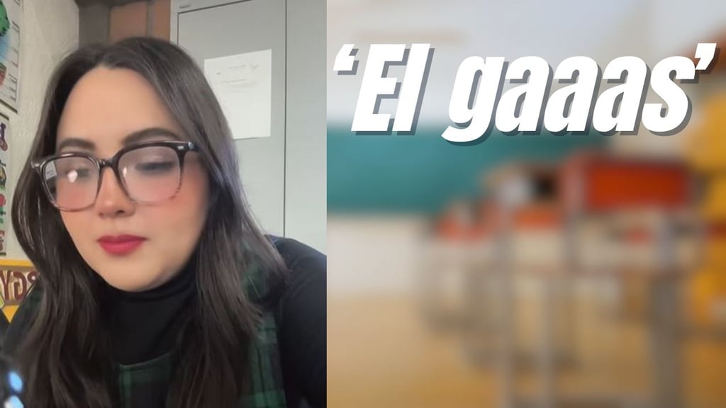 '¡El gaaas!': Profesora pasa lista, niños responden con frases mexicanas y se vuelve viral en TikTok