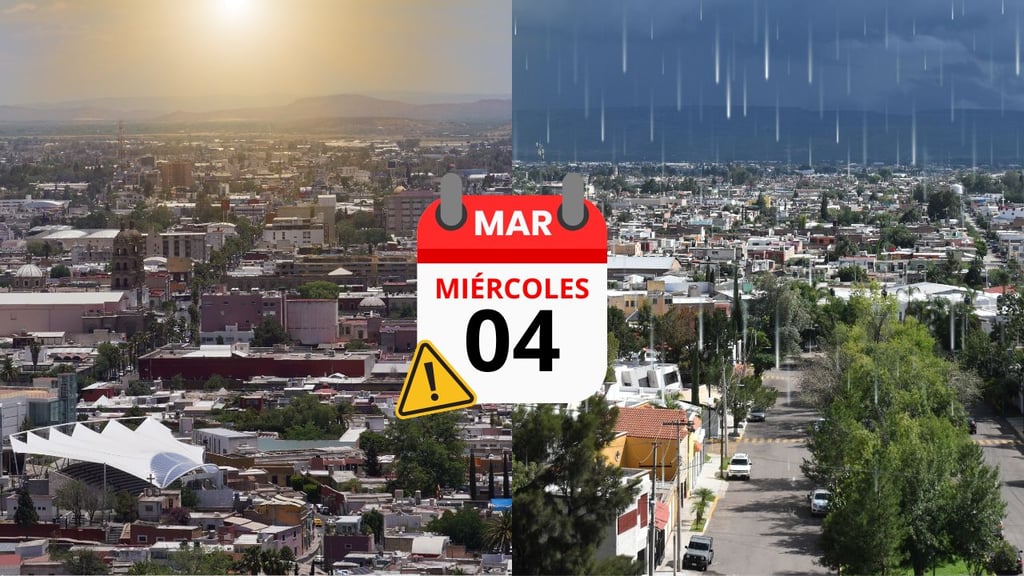 ¿Calor o lluvias en Durango? Este es el pronóstico del SMN para HOY 4 de marzo
