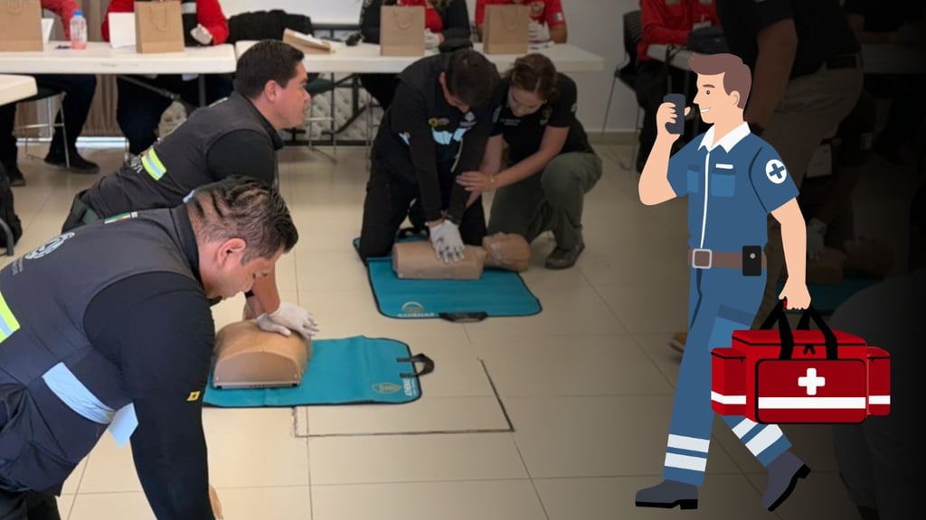 Elementos de PC en Durango se capacitan para atender emergencias cardiorrespiratorias