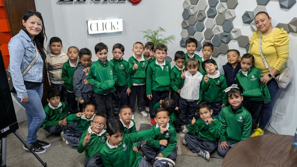 El Jardín de Niños 'Paulo Freire' visita El Siglo de Durango