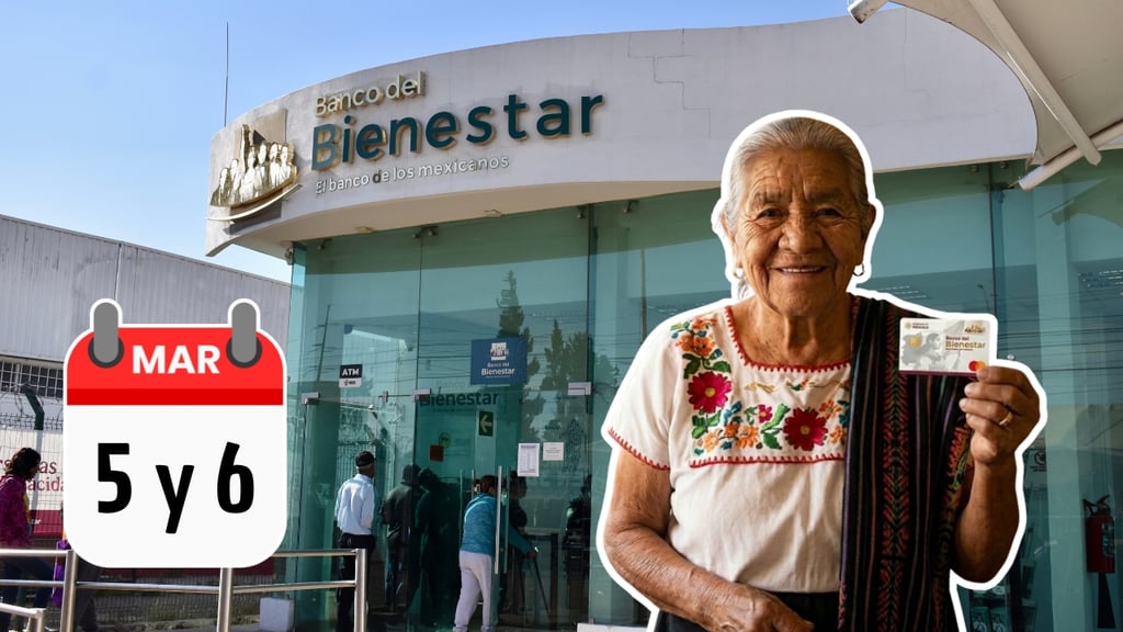 Pensión Bienestar para Adultos Mayores: ¿qué letras cobran el jueves 5 y viernes 6 de marzo?