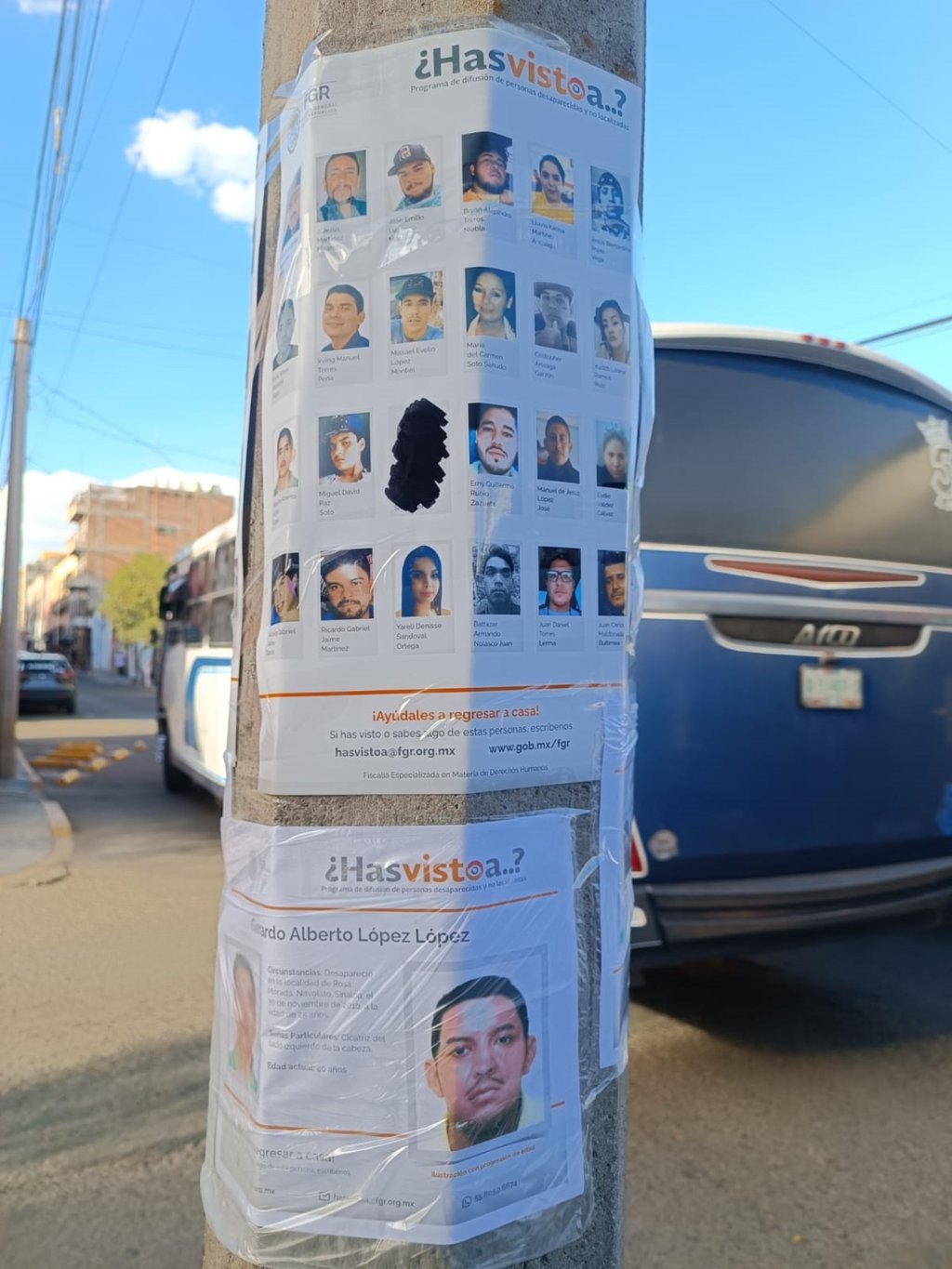 Identificación. La información sobre alguna persona desaparecida puede reportarse de manera anónima.