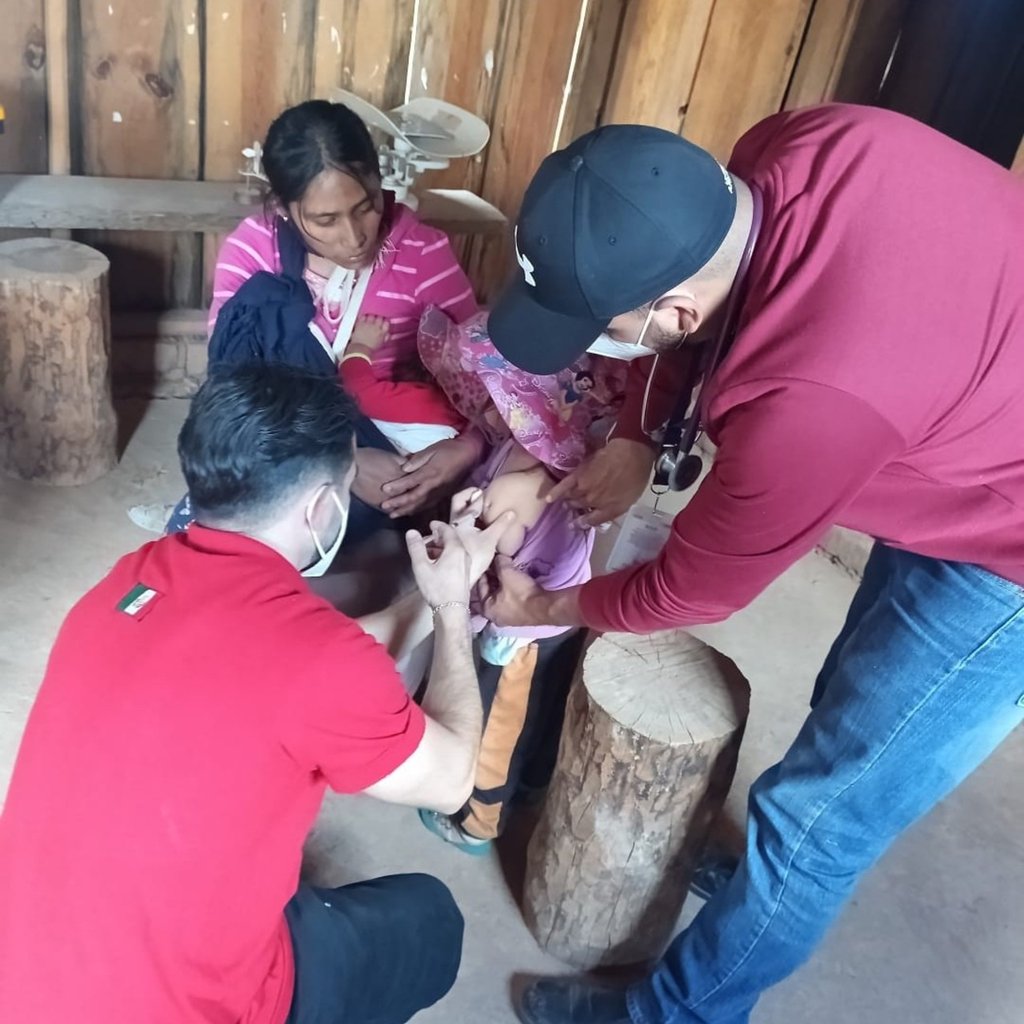 Lugar. Seis de los nuevos casos de sarampión fueron en el municipio de Mezquital en infantes.