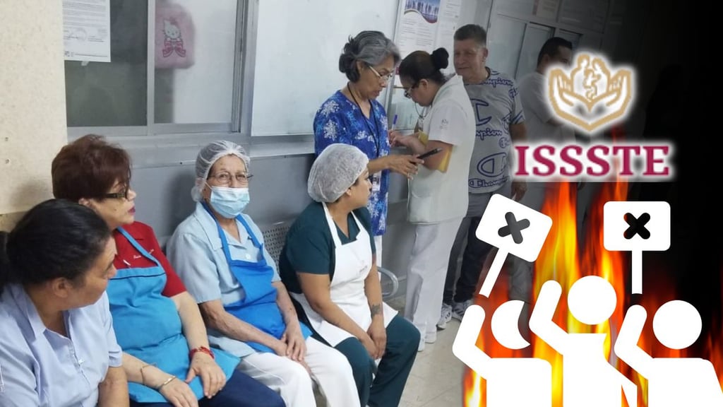 Por falta de climatización, protestan trabajadores del ISSSTE en Gómez Palacio