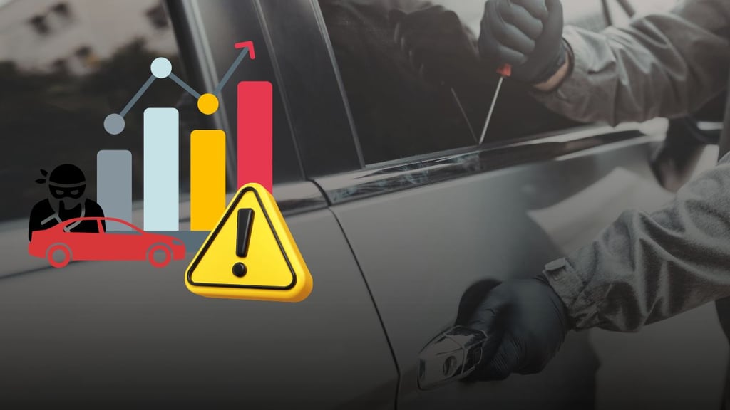 ¿Cuáles son los autos más robados en México? Nissan Versa encabeza la lista