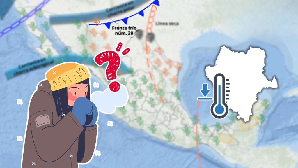 Frente frío 39 traerá un nuevo descenso de temperaturas: ¿volverán las heladas a Durango?