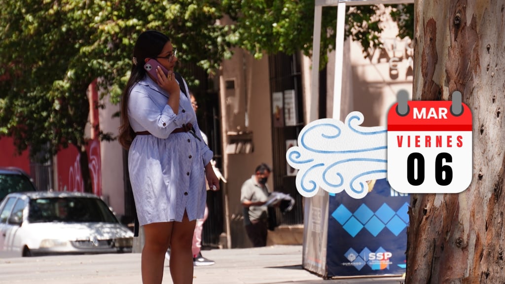 Tarde cálida y con fuertes rachas de viento en Durango: pronóstico para HOY viernes 6 de marzo