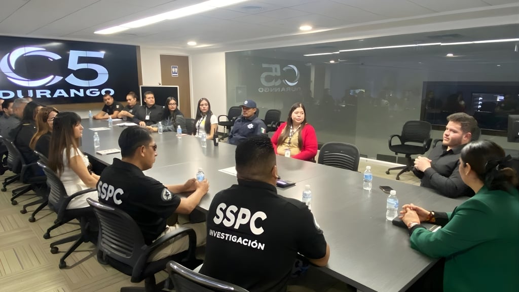 Federación analiza en Durango protocolos de atención a denuncias de extorsión en el C5