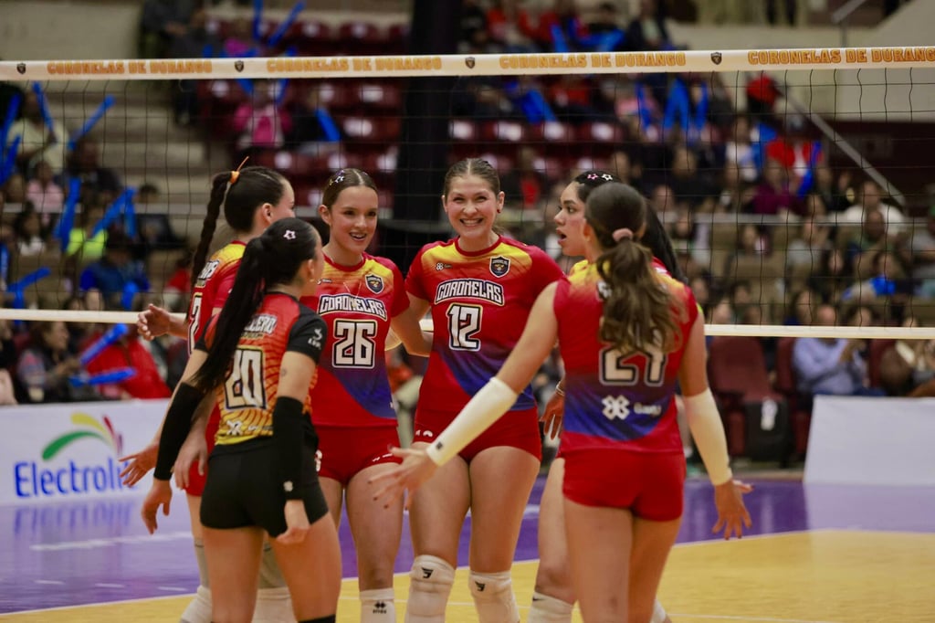 Coronelas de Durango doblegan a Leonas en tres sets y firman otra noche dominante en casa