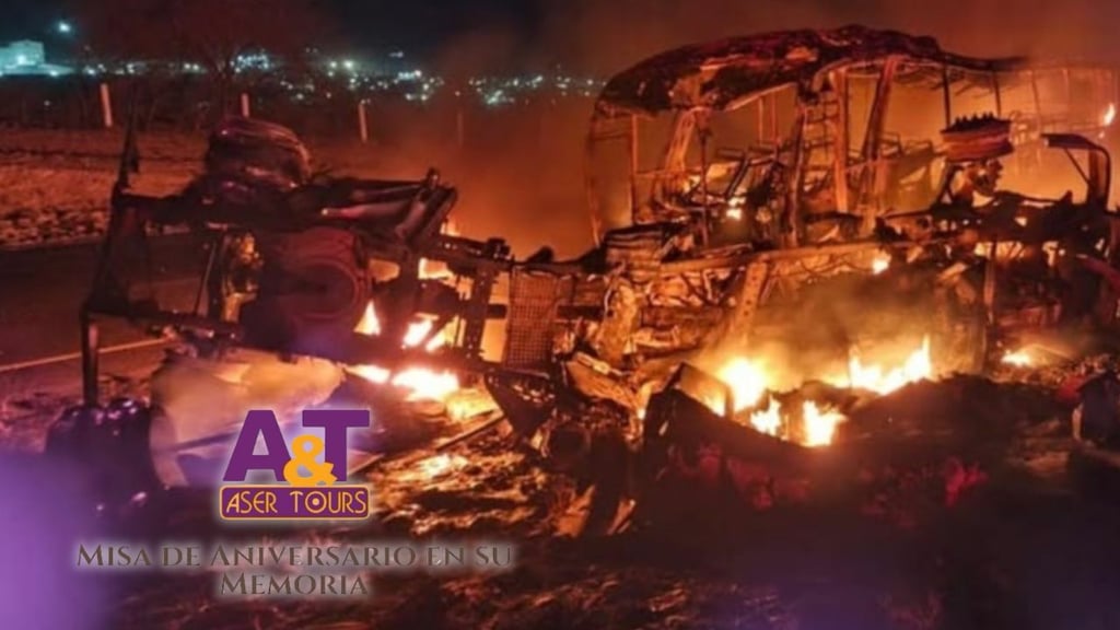 Invitan a misa para recordar a las 14 víctimas del choque de autobús en Cuencamé