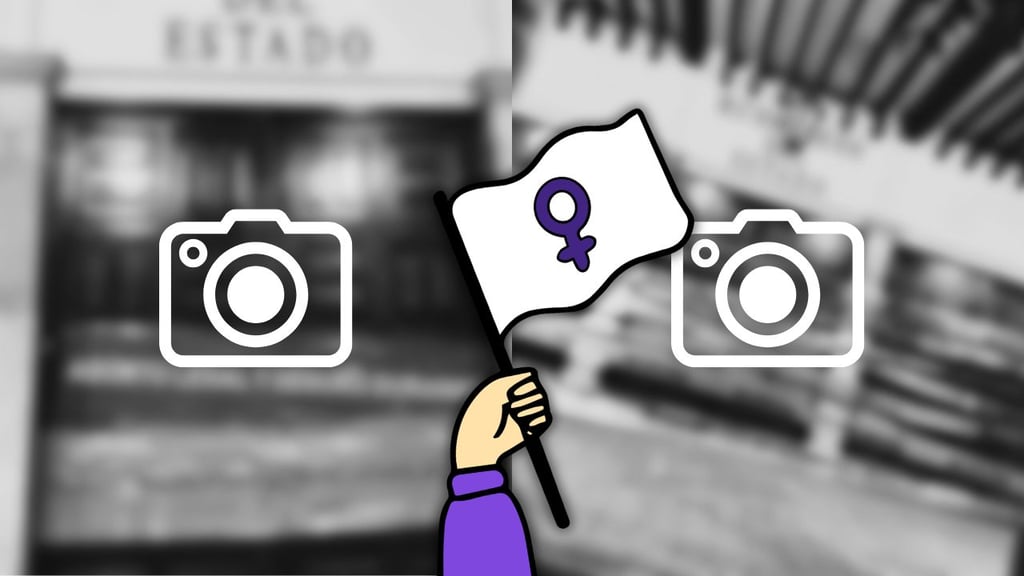 8M: Así amanece el Congreso de Durango previo a la marcha | FOTOS