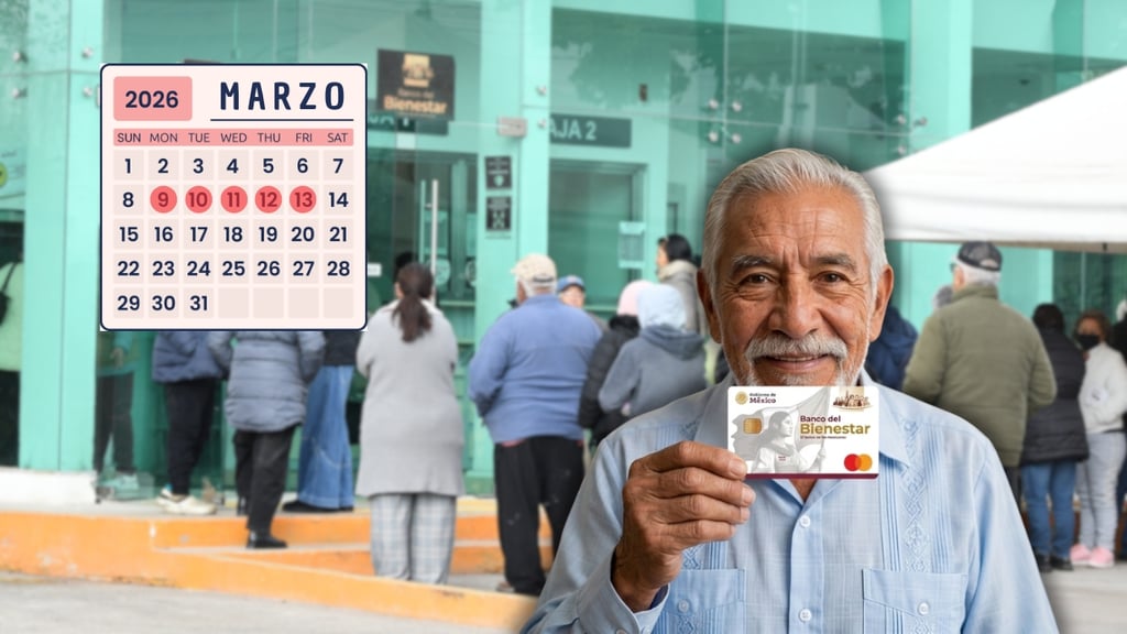 Pensión Bienestar para Adultos Mayores: ¿Quienes cobran la semana del 9 al 13 de marzo de 2026?