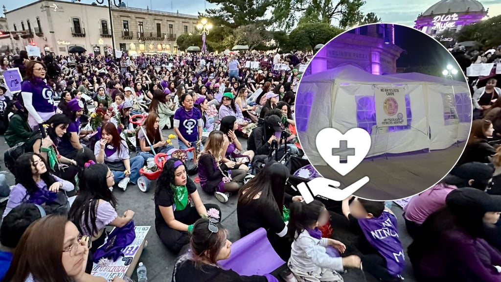 8M: Al menos 15 mujeres fueron atendidas en módulos de contención durante la marcha