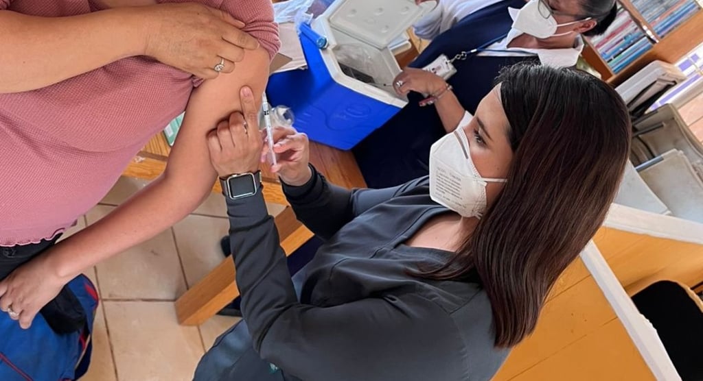 Vacunando. La campaña de vacunación contra el sarampión no termina.