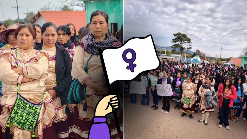 Impulsan segunda marcha del 8M en zona indígena de Durango