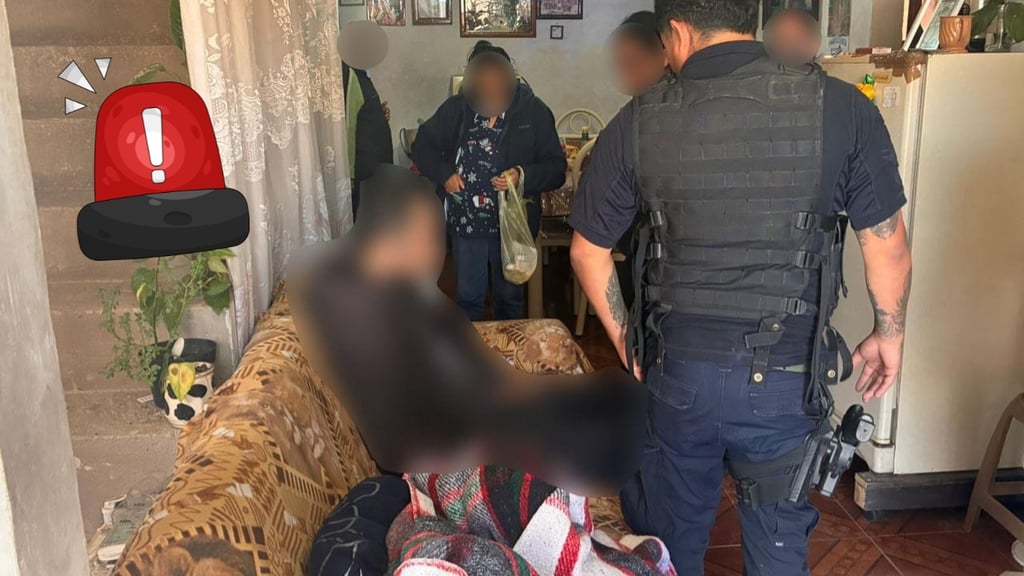 Contienen a hombre que amenazaba con arma blanca a su familia en Zona Centro de Durango