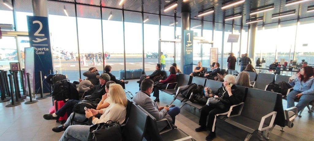 Incremento. El tráfico de pasajeros aéreos sigue creciendo en el aeropuerto de Durango y este año parece que tendrá cifras récord.