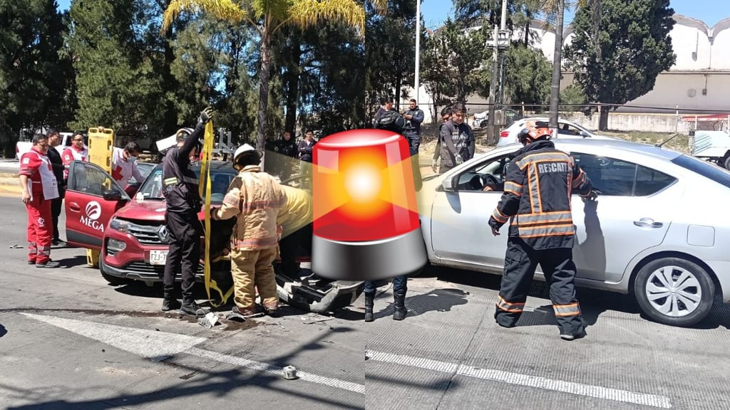 Joven resulta lesionado tras choque múltiple en el bulevar Felipe Pescador