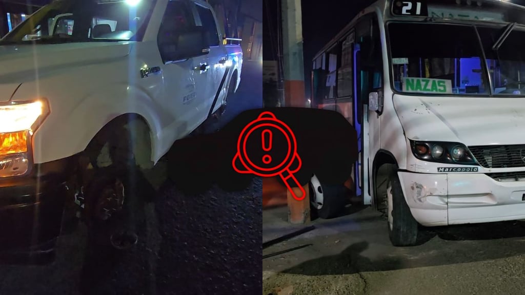 Identifican camioneta que arrojó ponchallantas en Domingo Arrieta y dejó vehículos dañados