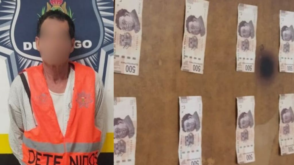 Sujeto fue sorprendido robando 5 mil pesos en efectivo de vivienda en fraccionamiento Huizache