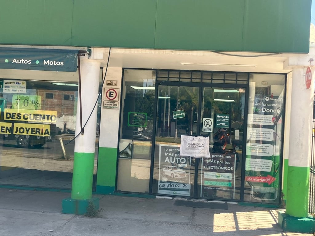 Hallazgos. En los dos locales, las autoridades encontraron algunos artículos con sospecha de reporte de robo.