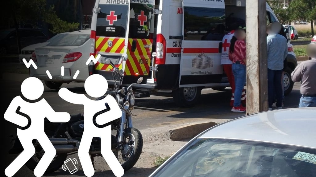 Conductor golpea a joven motociclista y le roba celular, en fraccionamiento Bella Vista