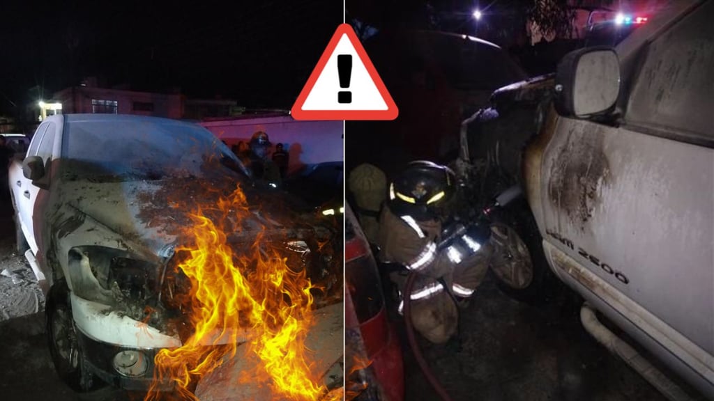 Arde una camioneta en taller de la colonia Emiliano Zapata