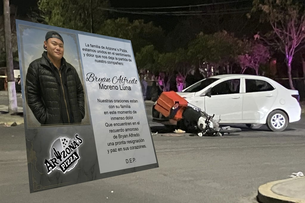 Arizona’s Pizza despide a Bryan Alfredo, repartidor que murió tras accidente en División Durango