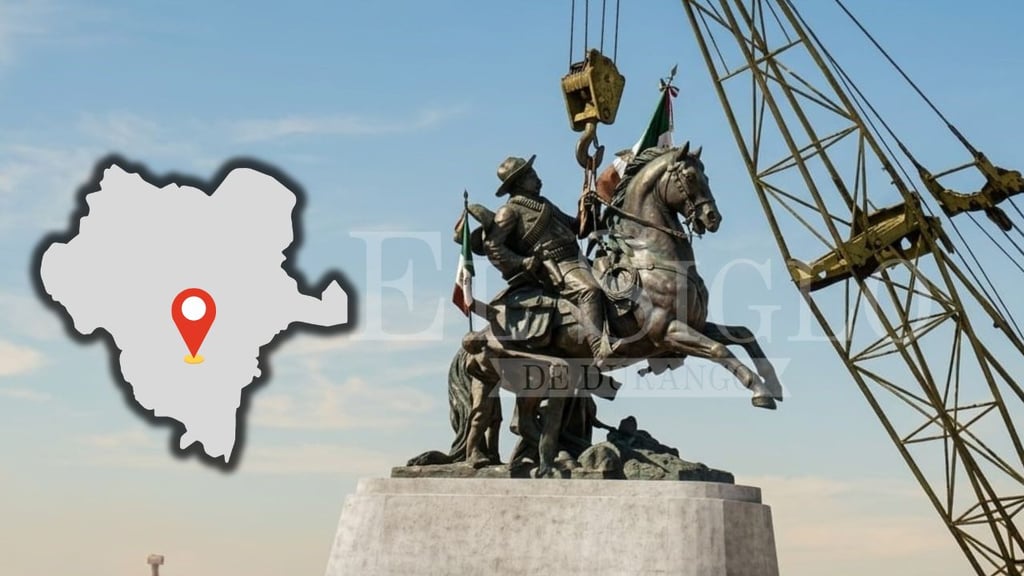 Monumento a Francisco Villa se queda en Durango capital; le darán mantenimiento, 'quieran o no'