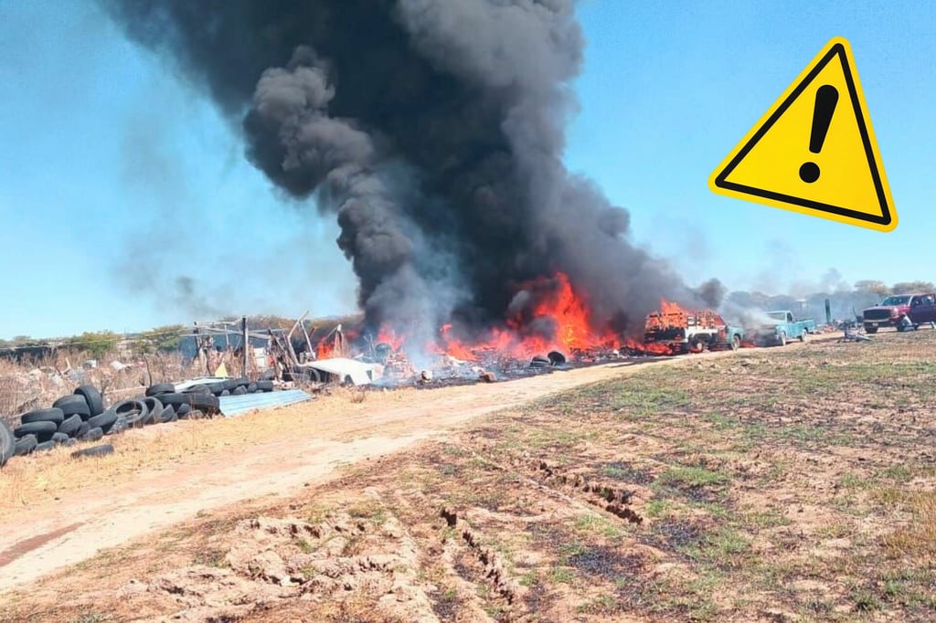 Incendio en rancho en carretera a Parral deja animales lesionados