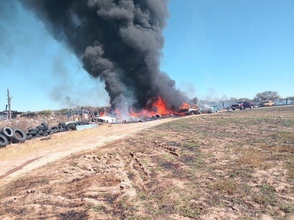 Ubicación. Este incendio se registró en el kilómetro 30 de la carretera a Parral.