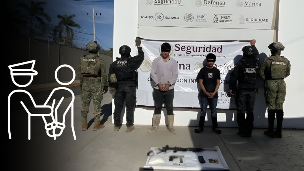 Capturan a dos generadores de violencia en Sinaloa; tienen 19 y 21 años de edad