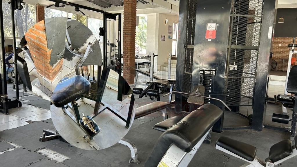 Gimnasio del Parque Sahuatoba muestra deterioro y falta de mantenimiento