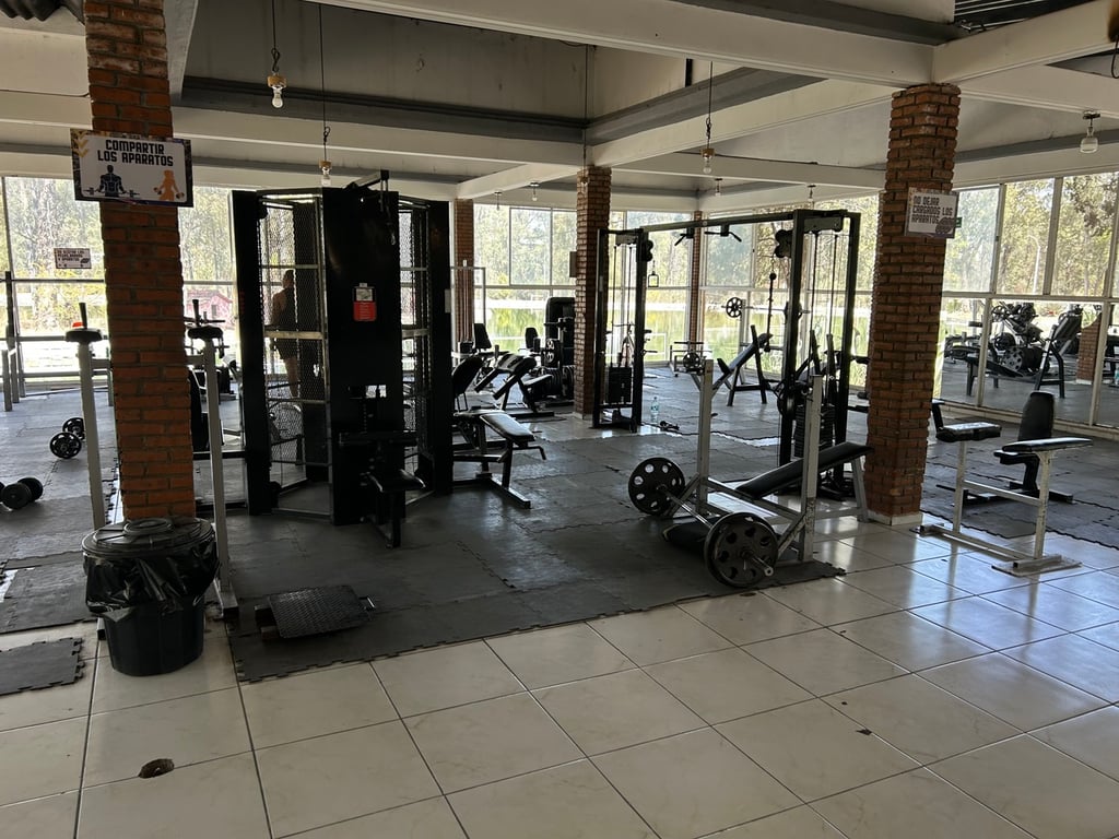Deterioro y falta de mantenimiento en Gimnasio del Parque Sahuatoba
