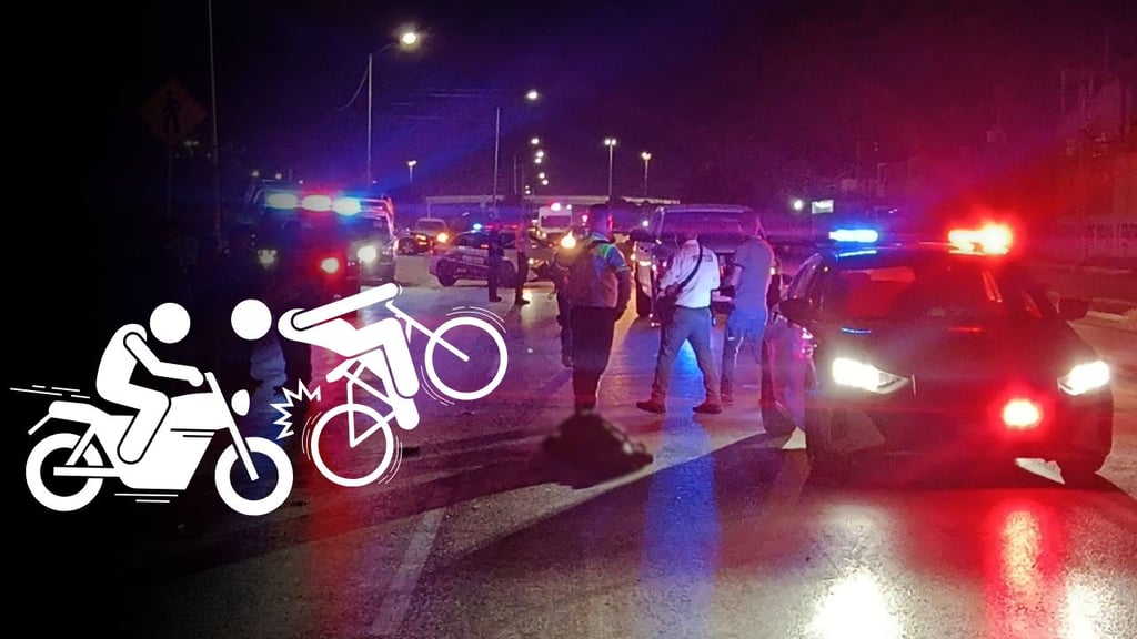 Joven ciclista fallece tras ser impactado por motociclista en Gómez Palacio