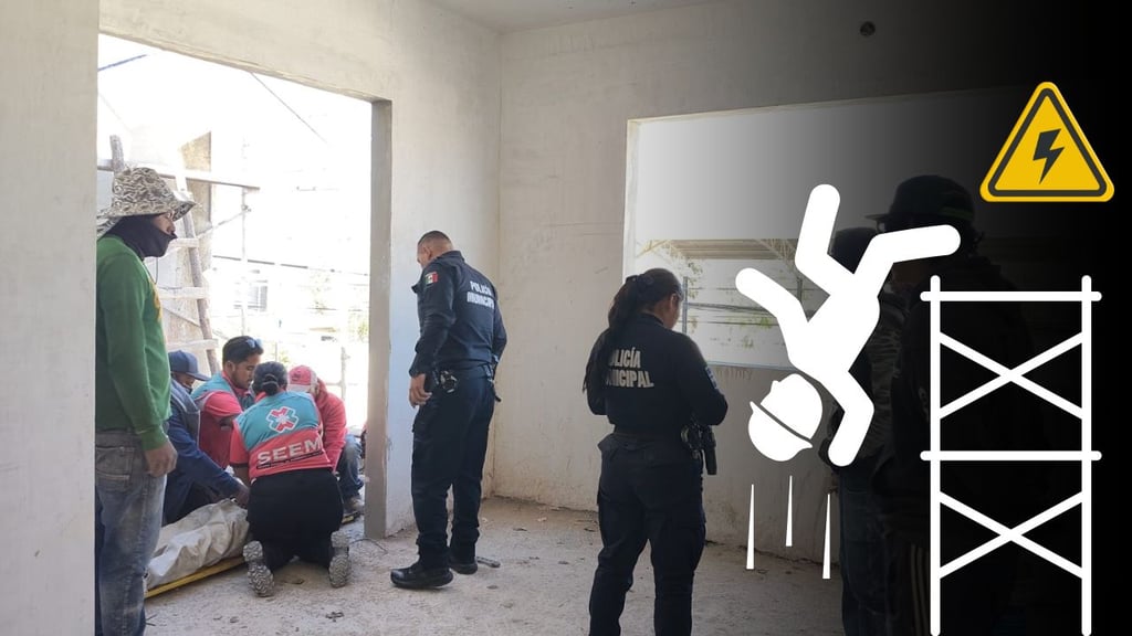 Trabajador recibe descarga eléctrica y cae de andamio; ocurrió en Villas del Sol