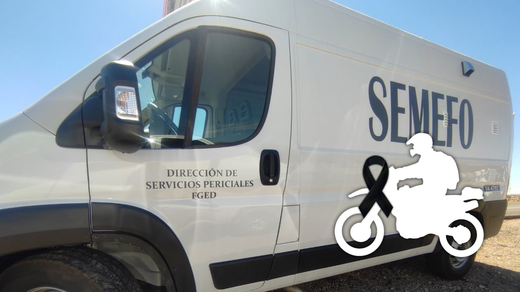 Muere motociclista tras choque en carretera de Indé; se dirigía a comprar refacciones